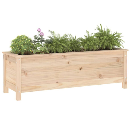 vidaXL Plantenbak verhoogd 119,5x40x39 cm massief grenenhout afbeelding3 - 1