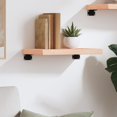 vidaXL Wandschap 40x30x(2-4) cm onbehandeld massief eikenhout afbeelding3 - 1