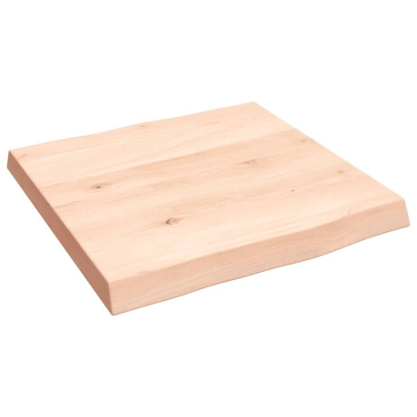 vidaXL Tafelblad natuurlijke rand 40x40x(2-4) cm massief eikenhout afbeelding3 - 1