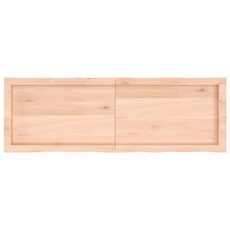 vidaXL Tafelblad natuurlijke rand 140x60x(2-6) cm massief eikenhout afbeelding3 - 1