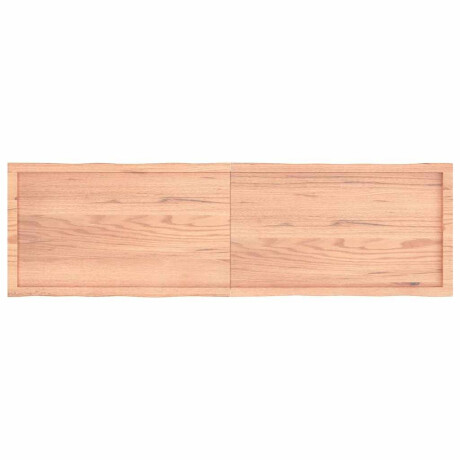 vidaXL Tafelblad natuurlijke rand 180x50x(2-6)cm eikenhout lichtbruin afbeelding3 - 1