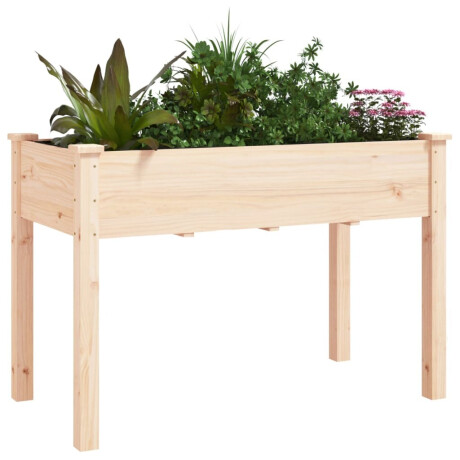 vidaXL Plantenbak met voering 118x59x76 cm massief vurenhout afbeelding3 - 1
