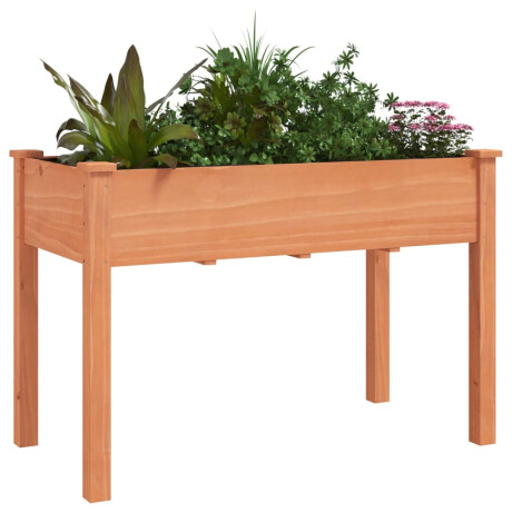 vidaXL Plantenbak met voering 118x59x76 cm massief vurenhout bruin afbeelding3 - 1