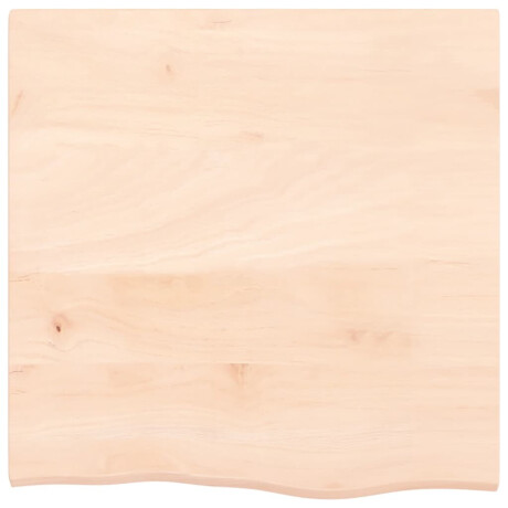 vidaXL Wastafelblad 60x60x2 cm onbehandeld massief hout afbeelding3 - 1