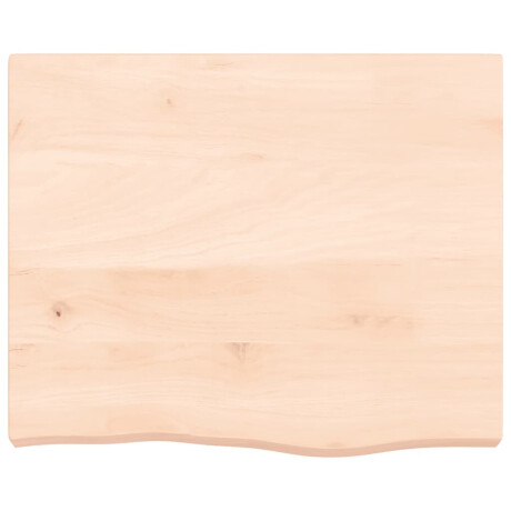 vidaXL Wastafelblad 60x60x(2-6) cm onbehandeld massief hout afbeelding3 - 1