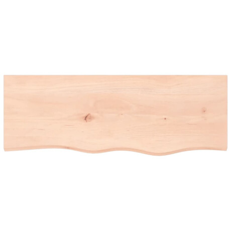 vidaXL Wastafelblad 80x30x(2-6) cm onbehandeld massief hout afbeelding3 - 1