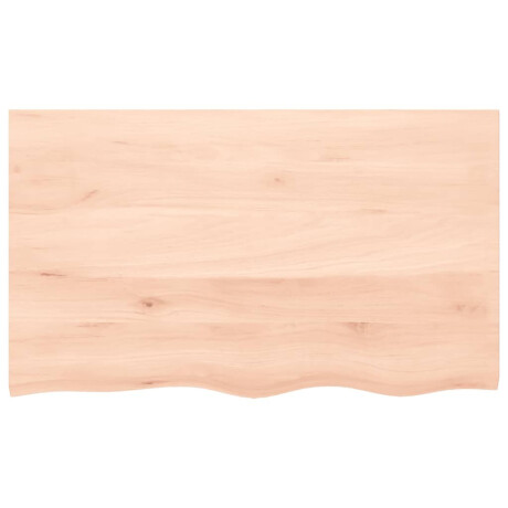 vidaXL Wastafelblad 100x60x(2-4) cm onbehandeld massief hout afbeelding3 - 1