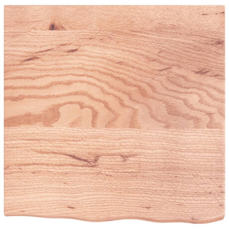 vidaXL Wastafelblad 60x60x(2-4) cm behandeld massief hout lichtbruin afbeelding3 - 1