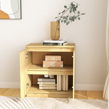 vidaXL Bijzetkast 60x36x65 cm massief grenenhout afbeelding3 - 1