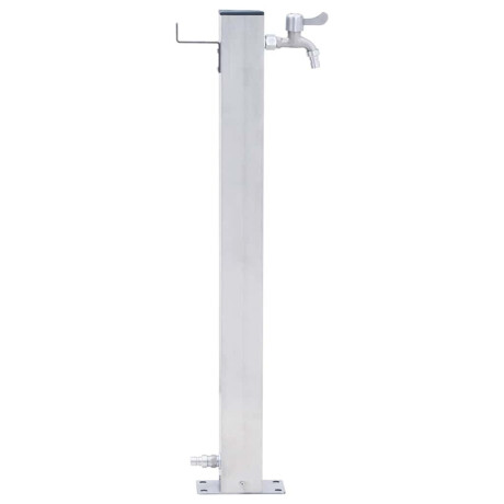 vidaXL Waterzuil vierkant 40 cm roestvrij staal afbeelding3 - 1