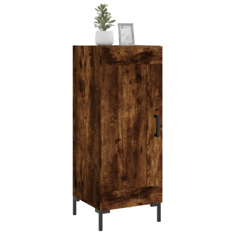 vidaXL Dressoir 34,5x34x90 cm bewerkt hout gerookt eiken afbeelding3 - 1