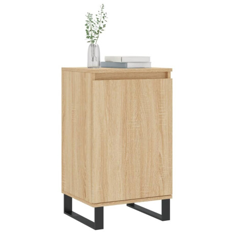vidaXL Dressoir 40x35x70 cm bewerkt hout sonoma eikenkleurig afbeelding3 - 1