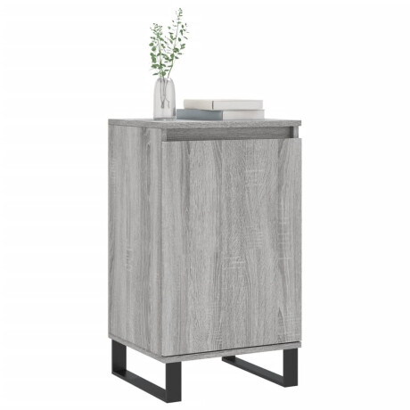 vidaXL Dressoir 40x35x70 cm bewerkt hout grijs sonoma afbeelding3 - 1