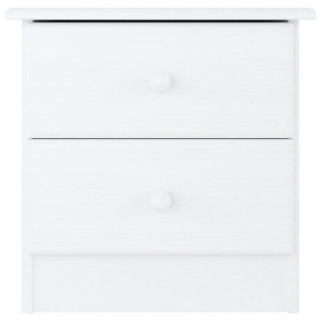 vidaXL Nachtkastje ALTA 41x35x41 cm massief grenenhout wit afbeelding3 - 1