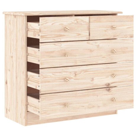 vidaXL Ladekast ALTA 77x35x73 cm massief grenenhout afbeelding3 - 1