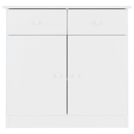 vidaXL Dressoir ALTA 77x35x73 cm massief grenenhout wit afbeelding3 - 1
