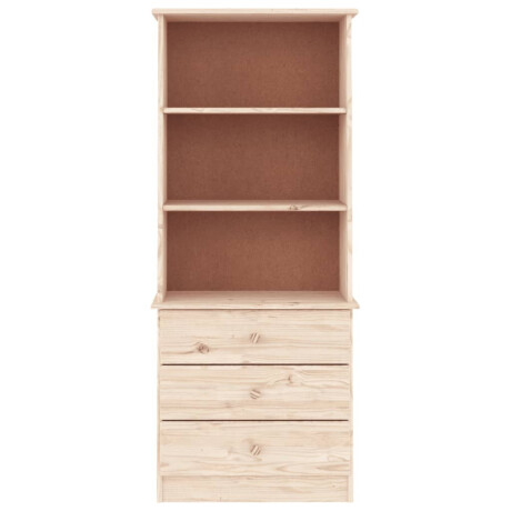 vidaXL Boekenkast met lades ALTA 60x35x142 cm massief grenenhout afbeelding3 - 1