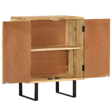 vidaXL Dressoir met 2 deuren 55x35x70 cm massief mangohout afbeelding3 - 1