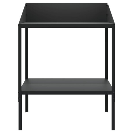 vidaXL Plantenstandaard 75,5x54,5x100 cm verzinkt staal antracietkleur afbeelding3 - 1