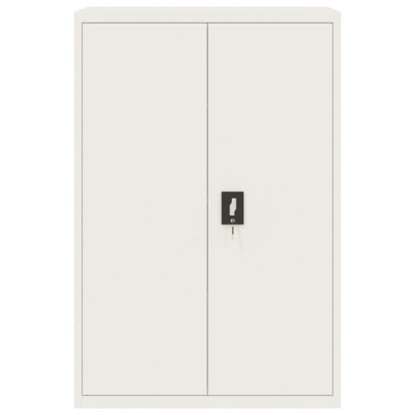 vidaXL Archiefkast 90x40x140 cm staal wit afbeelding3 - 1