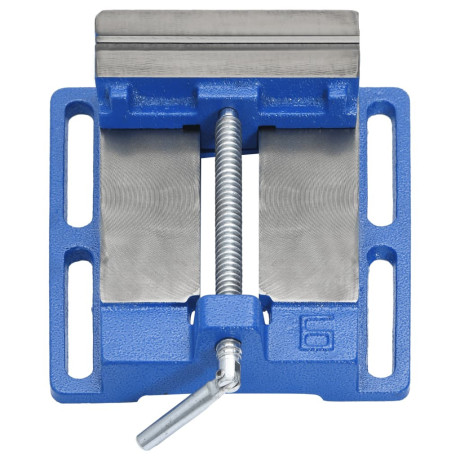 vidaXL Bankschroef voor kolomboormachine 150 mm gietijzer blauw afbeelding3 - 1