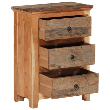 vidaXL Bijzetkast 55x33x75 cm massief acaciahout afbeelding3 - 1