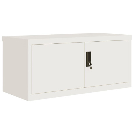 vidaXL Archiefkast 90x40x110 cm staal wit afbeelding3 - 1