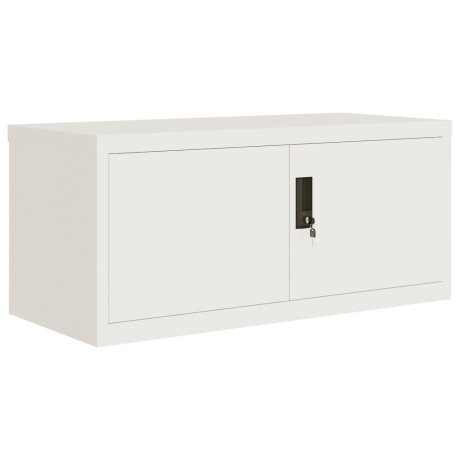 vidaXL Archiefkast 90x40x145 cm staal wit afbeelding3 - 1