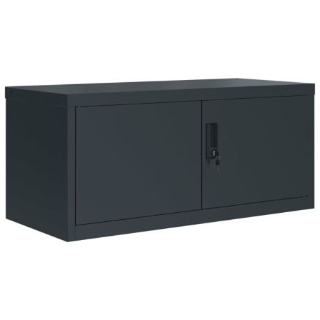 vidaXL Archiefkast 90x40x220 cm staal antracietkleurig afbeelding3 - 1