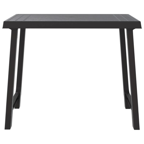 vidaXL Campingtafel hout-look 79x56x64 cm PP antracietkleurig afbeelding3 - 1