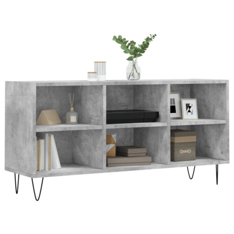 vidaXL Tv-meubel 103,5x30x50 cm bewerkt hout betongrijs afbeelding3 - 1