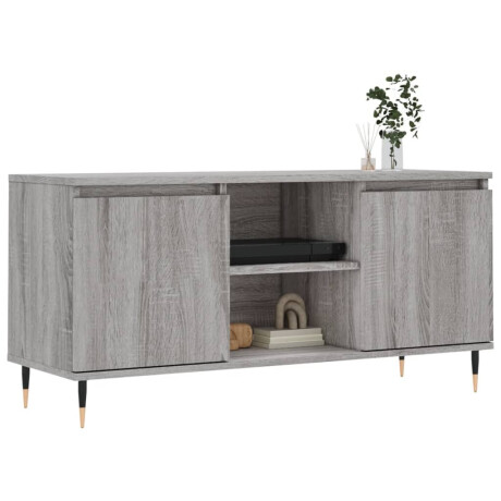 vidaXL Tv-meubel 104x35x50 cm bewerkt hout grijs sonoma eikenkleurig afbeelding3 - 1
