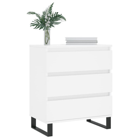 vidaXL Dressoir 60x35x70 cm bewerkt hout wit afbeelding3 - 1