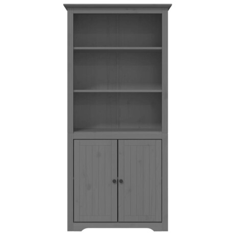 vidaXL Boekenkast BODO 82x40x173 cm massief grenenhout grijs afbeelding3 - 1