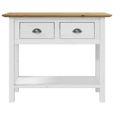vidaXL Wandtafel BODO 91x35x74 cm massief grenenhout bruin afbeelding3 - 1