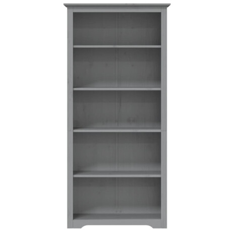 vidaXL Boekenkast 5-laags BODO 82x40x173 cm massief grenenhout grijs afbeelding3 - 1