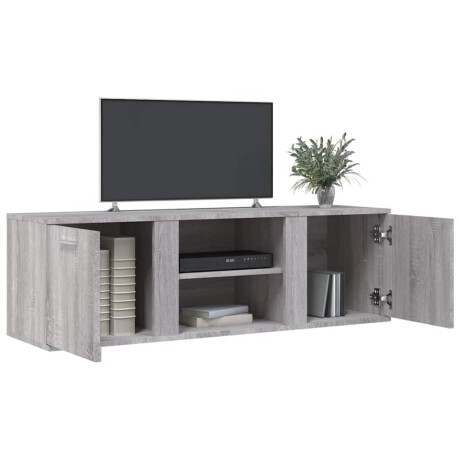 vidaXL Tv-meubel 120x34x37 cm bewerkt hout grijs sonoma eikenkleurig afbeelding3 - 1