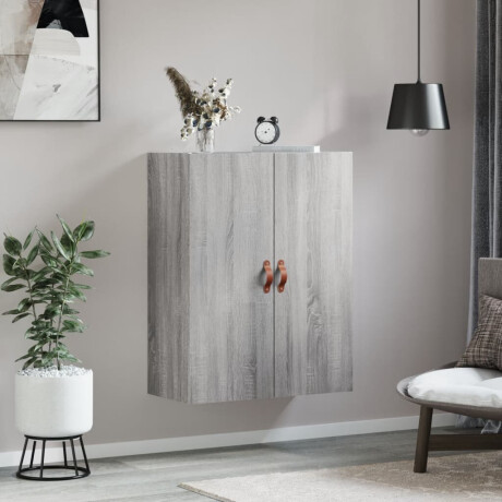 vidaXL Wandkast 69,5x34x90 cm grijs sonoma eikenkleurig afbeelding3 - 1