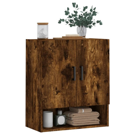 vidaXL Wandkast 60x31x70 cm bewerkt hout gerookt eikenkleurig afbeelding3 - 1