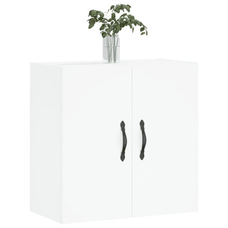 vidaXL Wandkast 60x31x60 cm bewerkt hout wit afbeelding3 - 1