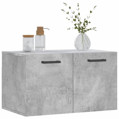 vidaXL Wandkast 60x36,5x35 cm bewerkt hout betongrijs afbeelding3 - 1