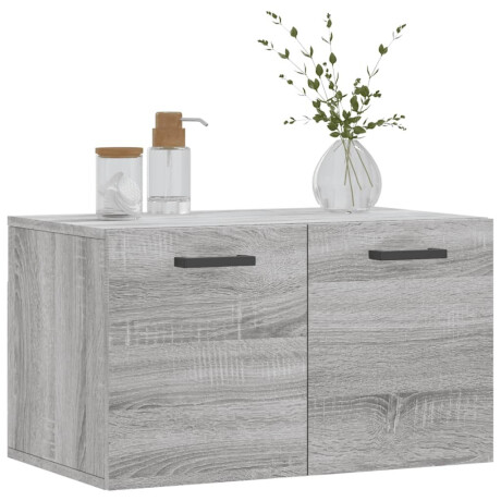 vidaXL Wandkast 60x36,5x35 cm bewerkt hout grijs sonoma eikenkleurig afbeelding3 - 1