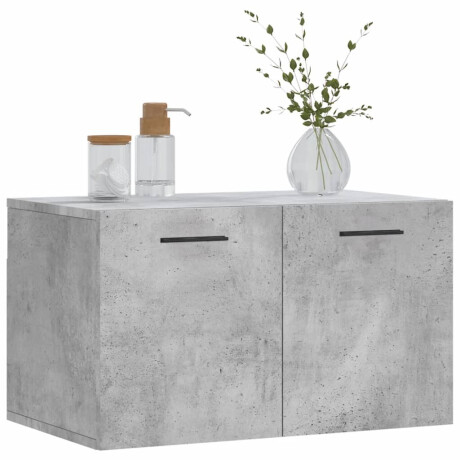 vidaXL Wandkast 60x36,5x35 cm bewerkt hout betongrijs afbeelding3 - 1