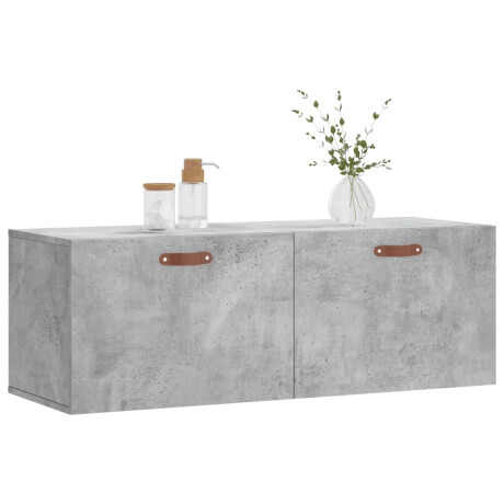 vidaXL Wandkast 100x36,5x35 cm bewerkt hout betongrijs afbeelding3 - 1