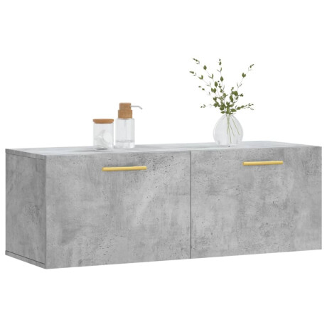 vidaXL Wandkast 100x36,5x35 cm bewerkt hout betongrijs afbeelding3 - 1