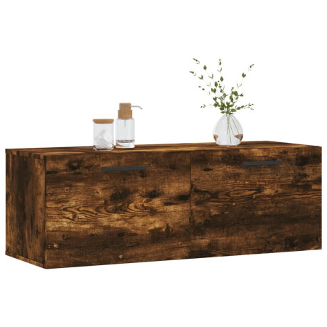 vidaXL Wandkast 100x36,5x35 cm bewerkt hout gerookt eikenkleurig afbeelding3 - 1