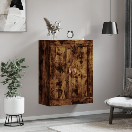 vidaXL Wandkast 69,5x34x90 cm bewerkt hout gerookt eikenkleurig afbeelding3 - 1