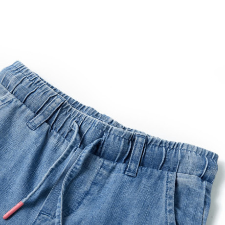 vidaXL Kinderbroek 92 denimblauw afbeelding3 - 1