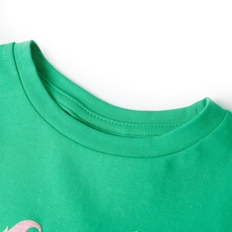 vidaXL Kindershirt 92 groen afbeelding3 - 1
