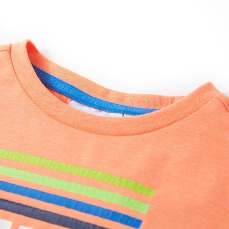 vidaXL Kindershirt 128 neonoranje afbeelding3 - 1